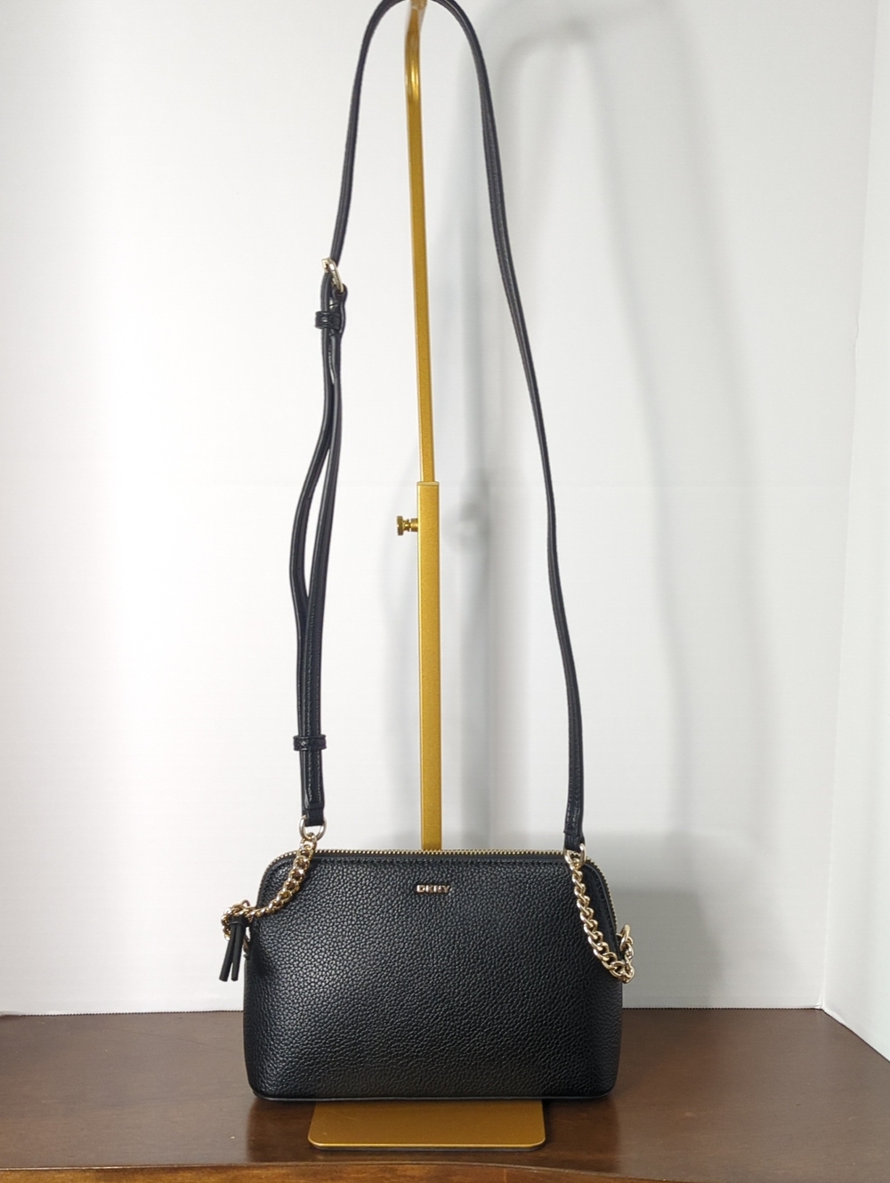 DKNY Pebbled Leather Crossbody